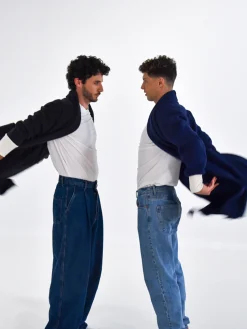 Daniel Chong Abrigo Balance azul marino*Mujer Hombre|Mujer