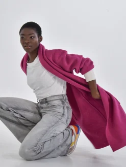 Daniel Chong Abrigo Balance fucsia*Mujer Mujer