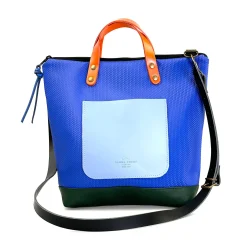 Daniel Chong Bandolera cuadrada impermeable Zafiro DZ* Bandoleras Cuadradas