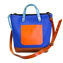 Daniel Chong Bandolera cuadrada impermeable Zafiro DZ* Bandoleras Cuadradas