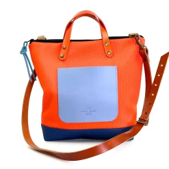 Daniel Chong Bandolera cuadrada impermeable Zafiro DZ* Bandoleras Cuadradas