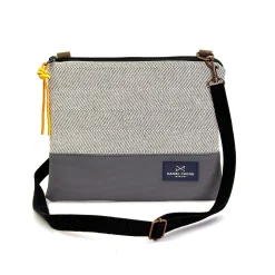 Daniel Chong Bandolera mini cuadrada loneta espiga* Bandoleras Mini