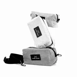 Daniel Chong Bandolera Mini Cube cuadros mostaza y gris 'S'* Bandoleras Mini