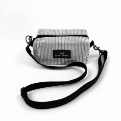 Daniel Chong Bandolera Mini Cube cuadros rojos y gris 'S'* Bandoleras Mini