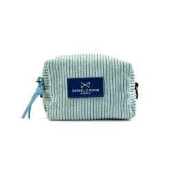 Daniel Chong Bandolera Mini Cube pana celeste 'XS'* Bandoleras Mini