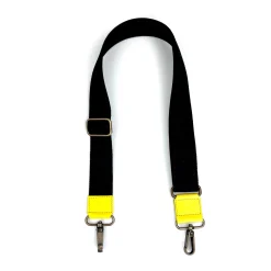 Daniel Chong Bandolera regulable Algodón lujada Amarillo* Bolsos Messenger|Bandoleras Slim