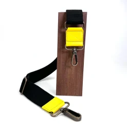 Daniel Chong Bandolera regulable Algodón lujada Amarillo* Bolsos Messenger|Bandoleras Slim