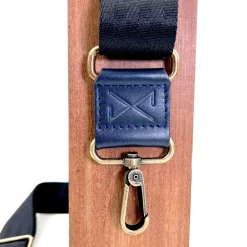 Daniel Chong Bandolera regulable lujada Azul Marino* Bolsos Messenger|Bandoleras Cuadradas