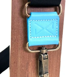 Daniel Chong Bandolera regulable lujada Azul Acqua* Bolsos Messenger|Bandoleras Slim