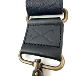 Daniel Chong Bandolera regulable lujada Negra* Bolsos Messenger|Bandoleras Slim