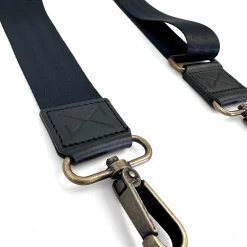 Daniel Chong Bandolera regulable lujada Negra* Bolsos Messenger|Bandoleras Slim