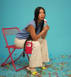 Daniel Chong Bolso para móvil naranja* Bolsos Para Móvil