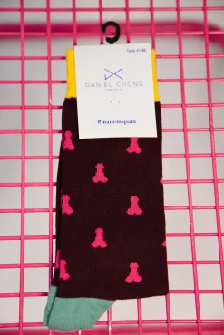 Daniel Chong Calcetines dicks marrón* Calcetines