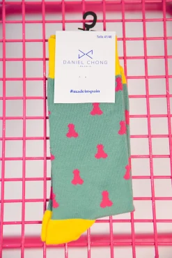 Daniel Chong Calcetines dicks verde* Calcetines