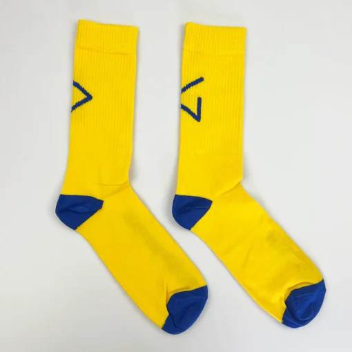 Daniel Chong Calcetines Yellow & blue logo* Calcetines