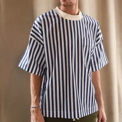 Daniel Chong CAMISETA OVER RAYAS*Hombre Hombre