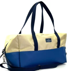 Daniel Chong Gym Bag Beige / Azul Real* Bolsos De Viaje
