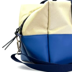 Daniel Chong Gym Bag Beige / Azul Real* Bolsos De Viaje