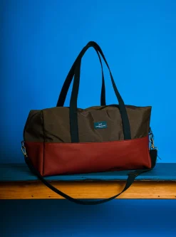 Daniel Chong Gym Bag Granate / kaki* Bolsos De Viaje