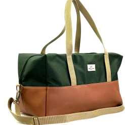 Daniel Chong Gym Bag Marrón / Verde* Bolsos De Viaje