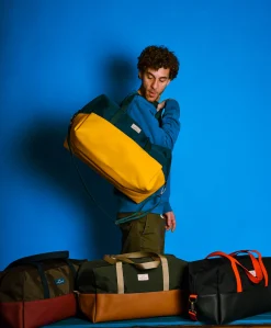 Daniel Chong Gym Bag Marrón / Verde* Bolsos De Viaje