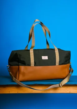 Daniel Chong Gym Bag Marrón / Verde* Bolsos De Viaje