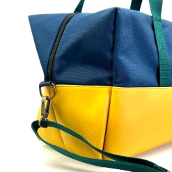 Daniel Chong Gym Bag Mostaza / Marino* Bolsos De Viaje