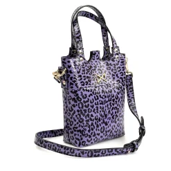 Daniel Chong Little t-shirt bag Charol Morado* Bolsos De Piel