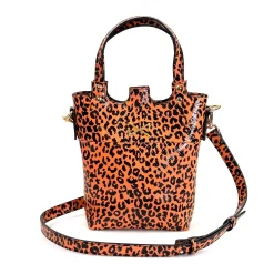 Daniel Chong Little t-shirt bag Charol Naranja* Bolsos De Piel