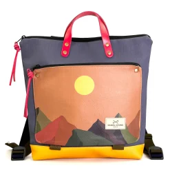 Daniel Chong Mochila book holder cuadrada ilustrada DZ* Mochilas Book Holder Cuadradas|Mochilas Book Holder