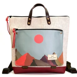 Daniel Chong Mochila book holder cuadrada ilustrada DZ* Mochilas Book Holder Cuadradas|Mochilas Book Holder