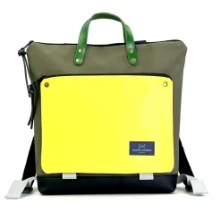 Daniel Chong Mochila book holder cuadrada loneta* Mochilas Book Holder Cuadradas|Mochilas Book Holder