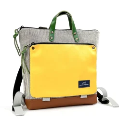 Daniel Chong Mochila book holder cuadrada loneta* Mochilas Book Holder Cuadradas|Mochilas Book Holder