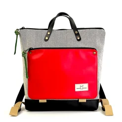 Daniel Chong Mochila book holder cuadrada loneta* Mochilas Book Holder Cuadradas|Mochilas Book Holder