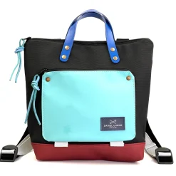 Daniel Chong Mochila Book Holder Mini Cuadrada Impermeable DZ* Mochilas Mini Cuadradas Book Holder