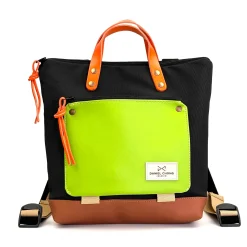 Daniel Chong Mochila Book Holder Mini Cuadrada Impermeable DZ* Mochilas Mini Cuadradas Book Holder