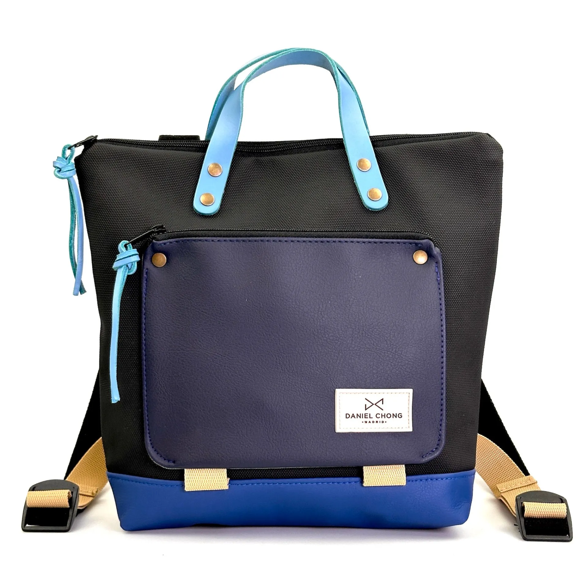 Daniel Chong Mochila Book Holder Mini Cuadrada Impermeable DZ* Mochilas Mini Cuadradas Book Holder