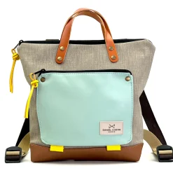 Daniel Chong Mochila mini cuadrada Book Holder Impermeable DZ* Mochilas Mini Cuadradas Book Holder