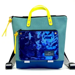 Daniel Chong Mochila mini cuadrada Book Holder Impermeable DZ* Mochilas Mini Cuadradas Book Holder