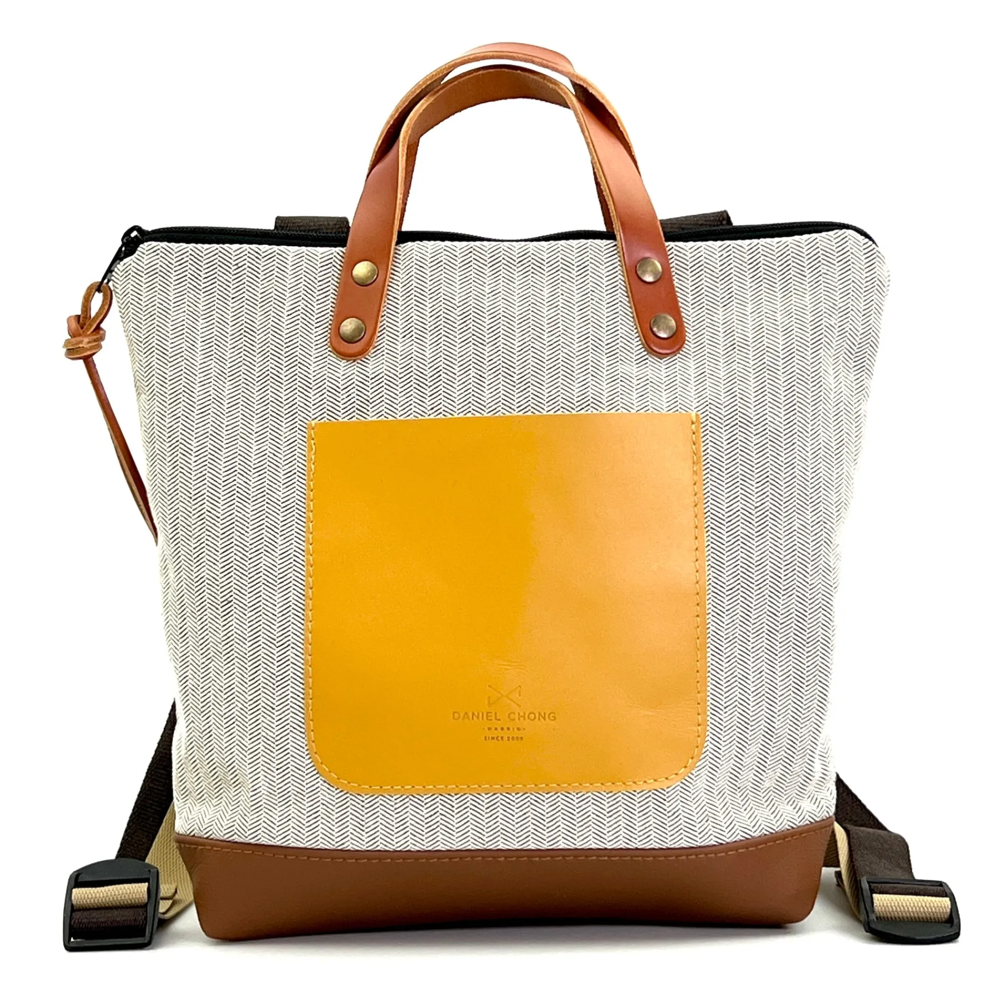 Daniel Chong Mochila Slim Mini Cuadrada Loneta* Mochilas Mini Cuadradas|Mochilas Mini