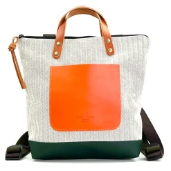 Daniel Chong Mochila Slim Mini Cuadrada Loneta* Mochilas Mini Cuadradas|Mochilas Mini