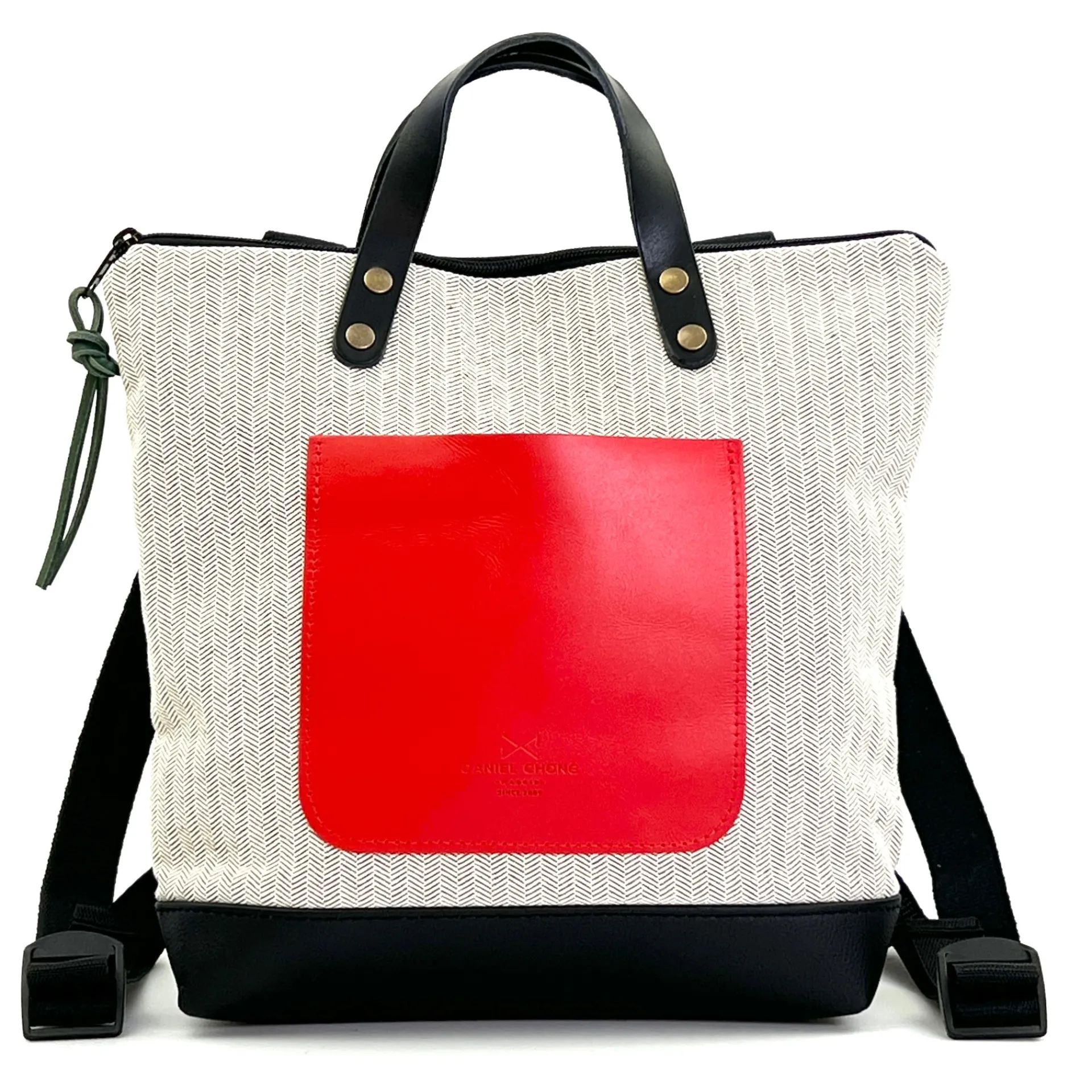 Daniel Chong Mochila Slim Mini Cuadrada Loneta* Mochilas Mini Cuadradas|Mochilas Mini