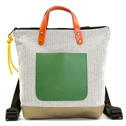 Daniel Chong Mochila Slim Mini Cuadrada Loneta* Mochilas Mini Cuadradas|Mochilas Mini