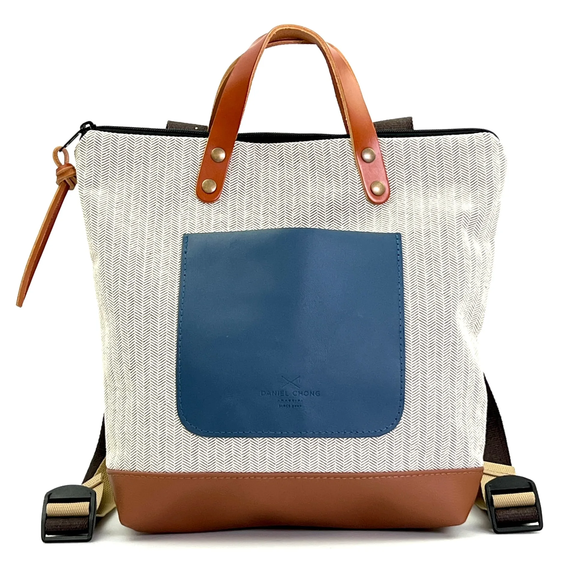 Daniel Chong Mochila Slim Mini Cuadrada Loneta* Mochilas Mini Cuadradas|Mochilas Mini