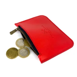 Daniel Chong Monedero piel ROJO* Monederos