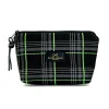 Daniel Chong Neceser Acolchado cuadros verde* Neceseres