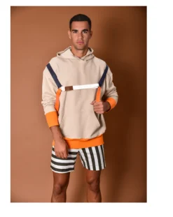 Daniel Chong REGULAR HOODIE CRUDO ARNÉS*Hombre Hombre