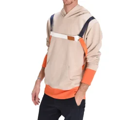 Daniel Chong REGULAR HOODIE CRUDO ARNÉS*Hombre Hombre