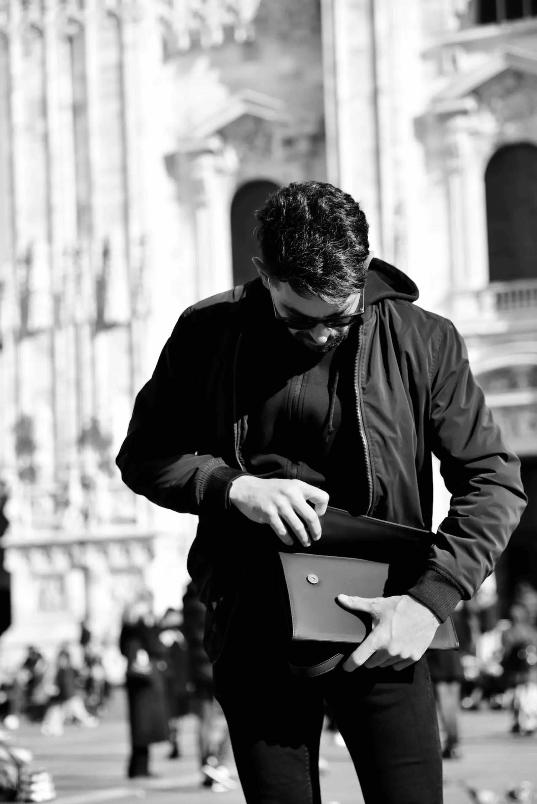 Daniel Chong Sobre de piel* Bolsos De Piel