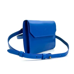 Daniel Chong Sobre mini de piel Azul*Hombre Hombre|Bolsos De Piel